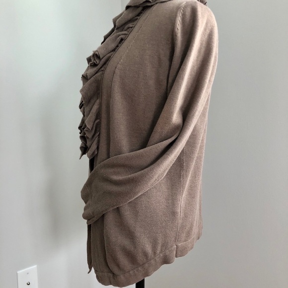 The Limited Brown Open Front Cardigan - Picture 5 of 6